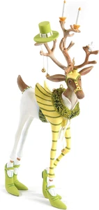 Figura Patience Brewster Dash Away, decoración del hogar de Navidad, reno Prancer - Imagen 1 de 6