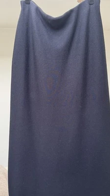 Cos Navy Blue Wool Maxi Skirt, Large, BNWOT  - Image 1 of 4
