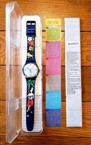 Swatch Hawaii Fly by Night Rare Model, Unused, Tested Working, Mint Condition - Bild 1 von 6