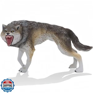 GeminiandGenius Dire Wolf Tiere Actionfigur Spielzeug für Kinder (Wolf) - Bild 1 von 5