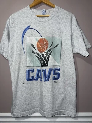 VINTAGE 1990's CLEVELAND CAVS CAVALIERS SPLASH LOGO SHIRT SALEM XL - Image 1 of 3