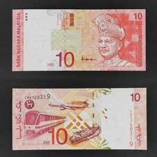 Malaysia 1999, 10th Rm 10 Ringgit UNC Sign A.A Hassan