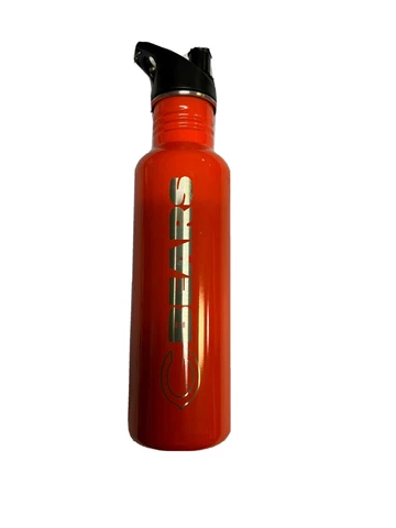 Chicago Bears NFL Stainless Steel Water Bottle Pop Up Spout 22 oz Cover