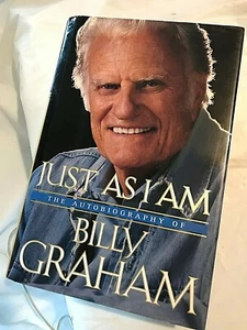 JUST AS I AM Billy Graham 1997 First Edition 1st Print Autobiography - Picture 1 of 7