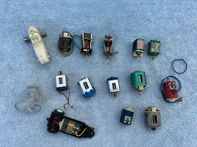 Lote De 15 Piezas De Colección Mabuchi Slot Car Motor Strombecker Japón Sin Probar Foto 1 de 4