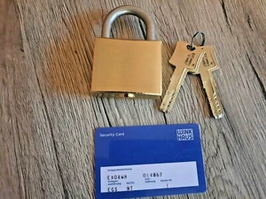 Candado de alta seguridad Winkhaus N-tra 85/1 con 2 llaves - Imagen 1 de 7