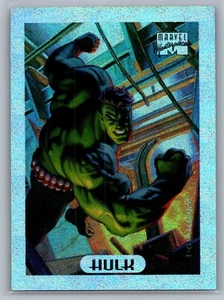 1994 Marvel Masterpieces - Silver Holofoil #4 Hulk - quasi nuovo *TEXCARDS* - Foto 1 di 2