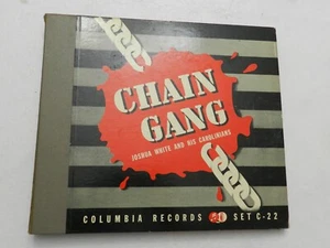 4 10" 78 RPM Album, Joshua White And His Carolinians – Chain Gang, VG+ to VG++ - Picture 1 of 5
