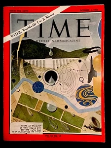 Time Magazine OCTOBER 1, 1965 ~ WATER: WORLDWIDE USE & MISUSE - Foto 1 di 2