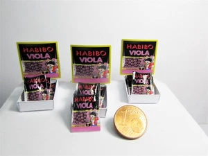 *~ *    5 Tütchen Veilchen Pastillen  im  Display  *~* - Bild 1 von 1