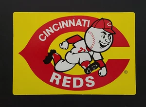 1973 Fleer Baseball Cardboard Big Signs Cincinnati Reds Unpunched - Picture 1 of 3