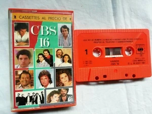 CBS 16 Cinta cassette Julio Iglesias Jose Luis Perales Pimpinela Carlos Cano - Imagen 1 de 5