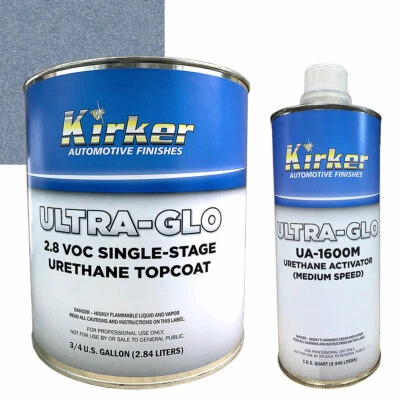 Pintura de coche Kirker Ultra-Glo azul zafiro metálico UA-41085 0,75 galones con activador Foto 1 de 4