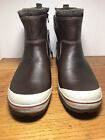 Clarks Milwright Peak Men?S Waterproof Snow Winter Brown Leather Boots Size 14