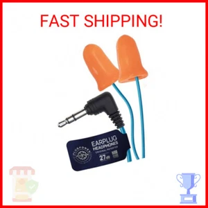 Plugfones Basic Earplug Headphones Earplug-Earbud Hybrid 27 dB Noise Reduction R - Picture 1 of 2