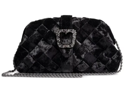 $195. Bolso de Mano Sam Edelman Brit Frame Bandolera Negro Gunmetal Foto 1 de 4