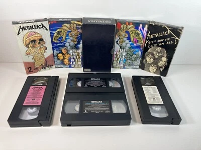 Metallica VHS Lot 2 of One Cliff Em All Year And A Half In The Life Of - Image 1 of 4