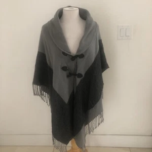 Mixit brown/black poncho/cape - One size - Picture 1 of 7