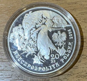 POLONIA 20 Zl 2006 PLATA PROOF. NOCHE DE SAN JUAN. HOLOGRAMA - Imagen 1 de 2