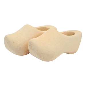 1 paio di scarpe in legno, 70 mm - Foto 1 di 1