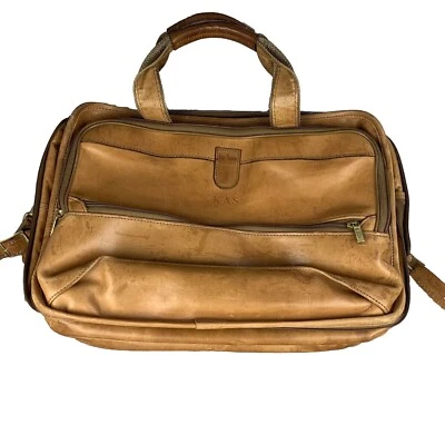 "Bolso de mano vintage HARTMANN K A S CINTURÓN TODO CUERO COLGANTE 13"" X 19" X 9"""  Foto 1 de 4