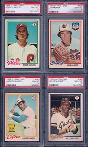 PSA 8 1978 OPC O-pee-chee Topps #170 Steve Carlton Philadelphia Phillies HOF