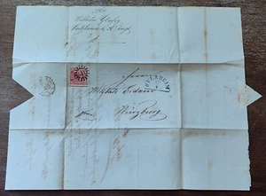 COPERTINA FRANCOBOLLI GERMANIA STORIA POSTALE BEL LOTTO AN/42 - Foto 1 di 2