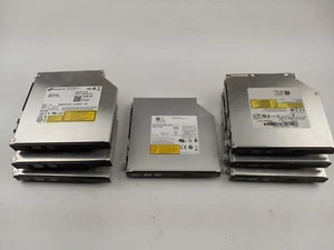 Lot of *7* Dell Slim DVD RW Drives & Brackets KWNKP 3YK5K 757RH DM695 WX053 - Picture 1 of 6