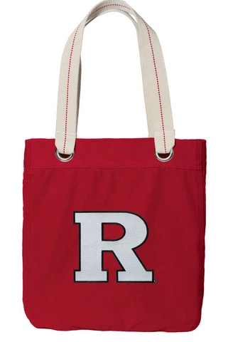 RUTGERS Tote Bag RU CANVAS TOTES - RICH DYE WASH CANVAS - FULLY LINED! Cover