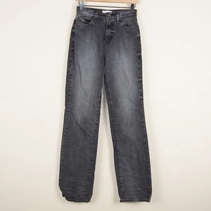 Pantalones de mezclilla BDG de tiro alto ajustados negros lavado carbón calce holgado para mujer talla 26 - Imagen 1 de 11