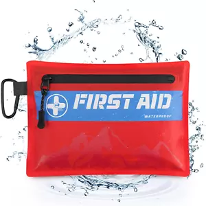 Small First Aid Kit Ultralight Waterproof Medical Kit for Hiking, Backpacking, C - Picture 1 of 12