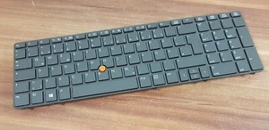 Original Keyboard Tastatur Deutsch QWERTZ aus Notebook HP EliteBook 8560w 8570W - Bild 1 von 3
