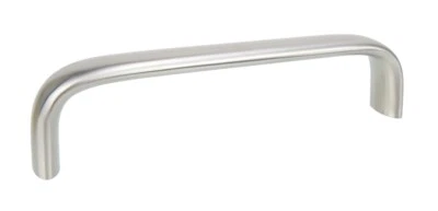 Bügelgriff Edelstahl massiv LA = 160 mm oval 8 x 16 mm Möbelgriff Schrankgriff - Bild 1 von 4