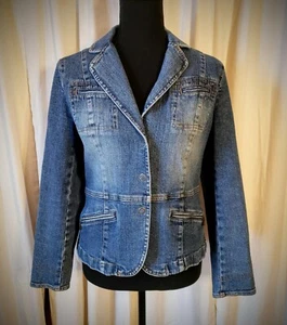 *Ann Taylor Loft Petites* Denim Jacket Woman's Size 10P ♡Gently Worn♡ - Picture 1 of 11
