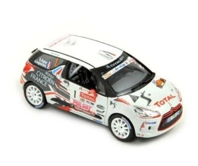 1/43 NOREV 155278 Citroen DS3 R3T 2010 Rally du Var France #1 Ogier & Ingrassia - Image 1 of 4