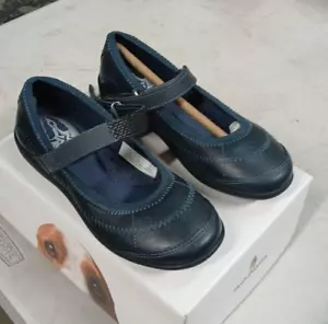 Hush Puppies HP Reese Navy Big Girl Dress Shoes 10Y HP655894 - Picture 1 of 6