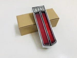 FORD FALCON XT GT GRILL CHROME BADGE WITH RED INSERT NEW - Picture 1 of 4