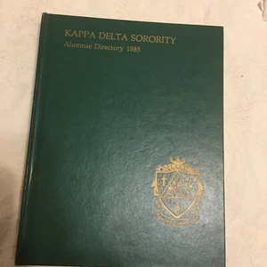 Kappa Delta Sorority Alumnae Directory 1985 by Editor - Picture 1 of 8