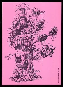 RICK GRIFFIN Mouse Money Tree 1967 1986 Psychedelic Solution #26 POSTCARD PRINT - Picture 1 of 4