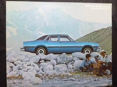 Ford Maverick 1977 folleto de ventas de concesionarios de automóviles Foto 1 de 3
