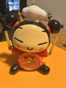 Vintage Pucca Alarm Clock Pucca Club Anime Kawaii Cartoon Chef Hat - Picture 1 of 8