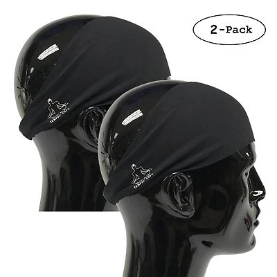 Temple Tape 4" no slip Light weight Moisture Wicking Workout Sweatband Unisex - Image 1 of 3