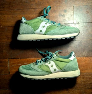 Saucony Jazz Original Vintage – Green Trainers – Men's UK 8 - Picture 1 of 9