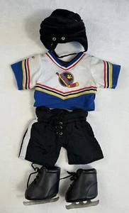 Build A Bear Workshop Hockey Uniform Helmet, Jersey, Pants, and Ice Skates - Picture 1 of 8