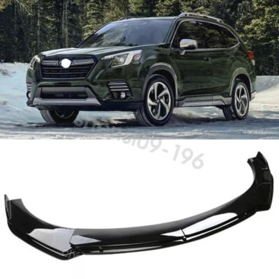 For Subaru Forester Limited Gloss Front Bumper Lip Spoiler Splitter Body Kit Foto 1 de 4