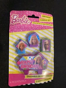 Barbie Geburtstagskerze Set (4 Stück) - Partyzubehör - Bild 1 von 1