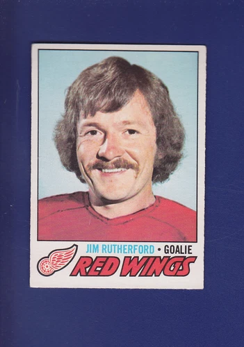 Jim Rutherford HOF 1977-78 O-PEE-CHEE OPC Hockey #239 (EX) Detroit Red Wings