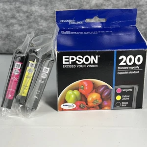 Epson 200 3er-Pack Tintenpatronen SCHWARZ - GELB - MAGENTA - NEU GEÖFFNETE VERPACKUNG *EXP 10/23* - Bild 1 von 17