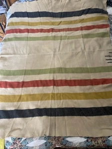 Vintage 3,5 Punkt Wolldecke 59 x 71 selten frühe Sammler JACOBS OF OREGON - Bild 1 von 13