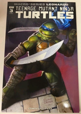 TMNT Macro Series Leonardo #3 Retailer Incentive Variant  - Image 1 of 2